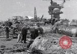 Standbild USS Forrestal Schäden durch Brand Golf von Tonkin Vietnam, 1967, aus Sekunde 54 historischem Filmmaterial Videoclip 65675031063