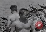 Standbild USS Forrestal Schäden durch Brand Golf von Tonkin Vietnam, 1967, aus Sekunde 61 historischem Filmmaterial Videoclip 65675031063