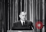 Image of President Lyndon B Johnson Baltimore Maryland USA, 1965, second 9 stock footage video 65675031140