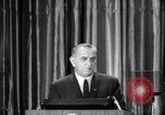 Image of President Lyndon B Johnson Baltimore Maryland USA, 1965, second 13 stock footage video 65675031140