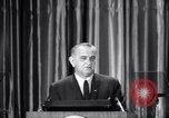 Image of President Lyndon B Johnson Baltimore Maryland USA, 1965, second 17 stock footage video 65675031140