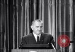 Image of President Lyndon B Johnson Baltimore Maryland USA, 1965, second 19 stock footage video 65675031140