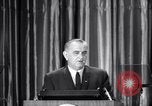 Image of President Lyndon B Johnson Baltimore Maryland USA, 1965, second 21 stock footage video 65675031140