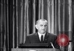 Image of President Lyndon B Johnson Baltimore Maryland USA, 1965, second 26 stock footage video 65675031140