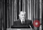 Image of President Lyndon B Johnson Baltimore Maryland USA, 1965, second 27 stock footage video 65675031140