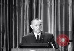 Image of President Lyndon B Johnson Baltimore Maryland USA, 1965, second 28 stock footage video 65675031140