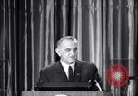 Image of President Lyndon B Johnson Baltimore Maryland USA, 1965, second 32 stock footage video 65675031140