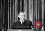 Image of President Lyndon B Johnson Baltimore Maryland USA, 1965, second 33 stock footage video 65675031140