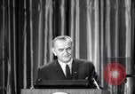 Image of President Lyndon B Johnson Baltimore Maryland USA, 1965, second 36 stock footage video 65675031140