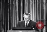 Image of President Lyndon B Johnson Baltimore Maryland USA, 1965, second 40 stock footage video 65675031140