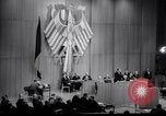 Image of Soviet MiG fighters harass German parliament Berlin Germany, 1965, second 29 stock footage video 65675031141