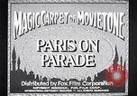 Image Paris Paris France, 1933, de la seconde 1 séquences d'archives historiques vidéo 65675031151