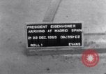 Immagine di Presidente Dwight Eisenhower Madrid Spagna, 1959, secondo 5 filmato di repertorio 65675031174