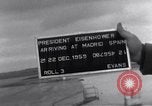 Image of President Dwight Eisenhower Madrid Spain, 1959, second 10 stock footage video 65675031175