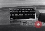 Image of President Dwight Eisenhower Madrid Spain, 1959, second 17 stock footage video 65675031175