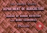 Image Aliments et nutrition Beltsville Maryland USA, 1948, de la seconde 3 séquences d'archives historiques vidéo 65675031181