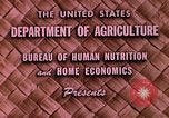 Image Aliments et nutrition Beltsville Maryland USA, 1948, de la seconde 5 séquences d'archives historiques vidéo 65675031181