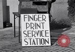 Standbild Fingerprint Service Station United States USA, 1936, aus Sekunde 3 historischem Filmmaterial Videoclip 65675031190