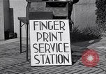 Standbild Fingerprint Service Station United States USA, 1936, aus Sekunde 5 historischem Filmmaterial Videoclip 65675031190