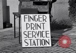 Standbild Fingerprint Service Station United States USA, 1936, aus Sekunde 6 historischem Filmmaterial Videoclip 65675031190