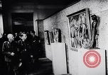 Image of art show Prague Czechoslovakia, 1944, second 56 stock footage video 65675031302