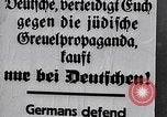 Image of Nazis call for Jewish boycott Berlin Germany, 1933, second 62 stock footage video 65675031316