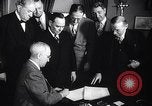 Immagine di Il Presidente Truman saluta i capi di Stato United States USA, 1948, secondo 51 filmato di repertorio 65675031323