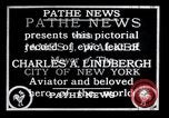 Image of Charles Lindbergh New York United States USA, 1927, second 14 stock footage video 65675031329