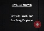 Image Charles Lindbergh Paris France, 1927, de la seconde 37 séquences d'archives historiques vidéo 65675031331