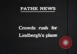Image Charles Lindbergh Paris France, 1927, de la seconde 39 séquences d'archives historiques vidéo 65675031331