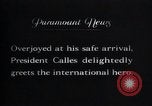 Image of Charles Lindbergh Mexico City Mexico, 1927, second 1 stock footage video 65675031341