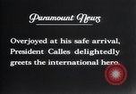 Image of Charles Lindbergh Mexico City Mexico, 1927, second 8 stock footage video 65675031341