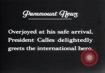 Image of Charles Lindbergh Mexico City Mexico, 1927, second 10 stock footage video 65675031341