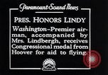 Image of Charles Lindbergh Washington DC USA, 1929, second 12 stock footage video 65675031342