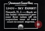 Image of Charles Lindbergh Newark New Jersey USA, 1929, second 3 stock footage video 65675031343