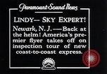Image of Charles Lindbergh Newark New Jersey USA, 1929, second 7 stock footage video 65675031343