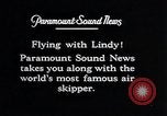 Standbild Charles Lindbergh Pennsylvania USA, 1929, aus Sekunde 5 historischem Filmmaterial Videoclip 65675031344