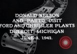 Immagine di Donald Nelson Detroit Michigan USA, 1942, secondo 6 filmato di repertorio 65675031348