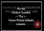 Standbild Charles Lindbergh United States USA, 1927, aus Sekunde 20 historischem Filmmaterial Videoclip 65675031350