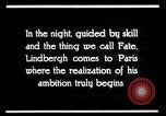 Image of Charles Lindbergh Paris France, 1927, second 1 stock footage video 65675031354