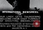 Image of Charles Lindbergh Brooklyn New York City USA, 1927, second 3 stock footage video 65675031419