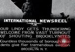 Image of Charles Lindbergh Brooklyn New York City USA, 1927, second 9 stock footage video 65675031419