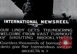 Image of Charles Lindbergh Brooklyn New York City USA, 1927, second 12 stock footage video 65675031419