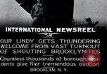 Image of Charles Lindbergh Brooklyn New York City USA, 1927, second 16 stock footage video 65675031419