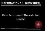 Image of Charles Lindbergh Brooklyn New York City USA, 1927, second 40 stock footage video 65675031419