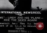 Image of Charles Lindbergh New York United States USA, 1927, second 1 stock footage video 65675031420