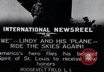 Image of Charles Lindbergh New York United States USA, 1927, second 10 stock footage video 65675031420