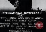 Image of Charles Lindbergh New York United States USA, 1927, second 12 stock footage video 65675031420