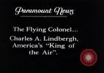 Image of Charles Lindbergh Washington DC USA, 1927, second 36 stock footage video 65675031421