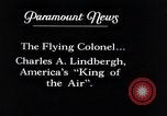 Image of Charles Lindbergh Washington DC USA, 1927, second 40 stock footage video 65675031421